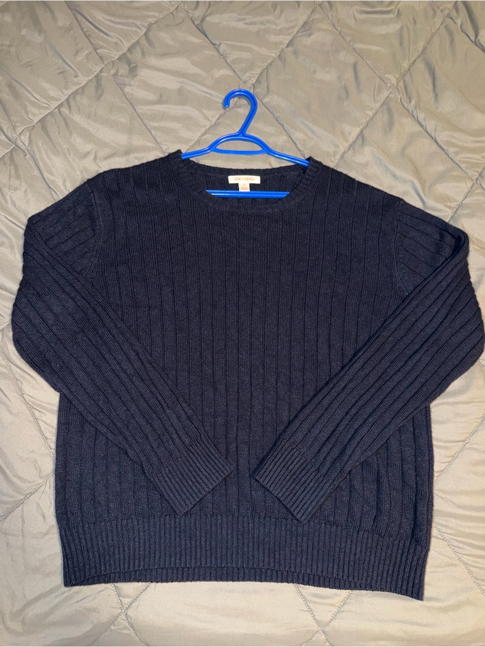 Joe Fresh Ribbed Crewneck Sweater Size Large Like New